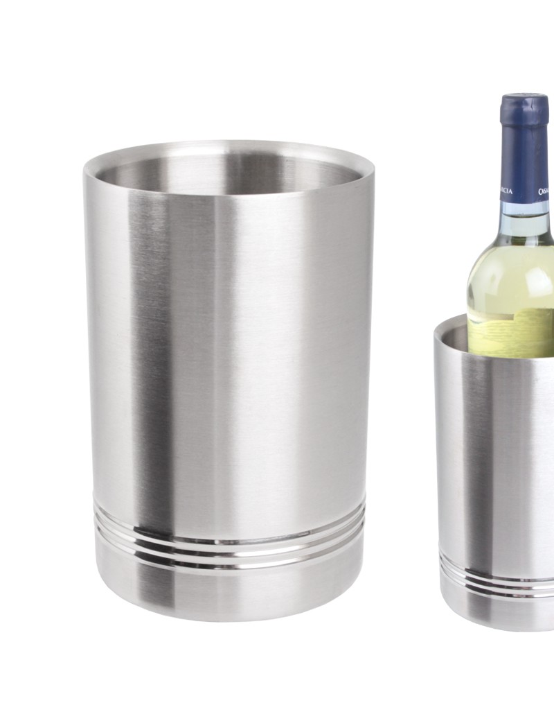 ARREFECEDOR GARRAFA HG-053 PAREDE DUPLA 12X18CM INOX