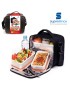 PORTA ALIMENTOS SI 6201 TRAVEL PRETA C/2 HERM. 23X14,5X22CM