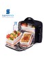 PORTA ALIMENTOS SI 6201 TRAVEL PRETA C/2 HERM. 23X14,5X22CM