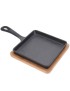 FRIGIDEIRA 278000570 QUAD TAPAS 14CM FERRO FUND C/BASE BAMBU