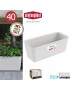FLOREIRA 73700 NATURAL RET. BRANCO 40X16X13CM PLST