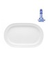 TRAVESSA SP COIMBRA BRANCO OVAL 28X18CM PORCELANA