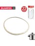 BORRACHA SL P/PRESSAO TRADIC. ALUM. 4,5/ 6 / 8L Ø22CM (SACO)