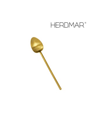 COLHER CHA H STICK OURO...