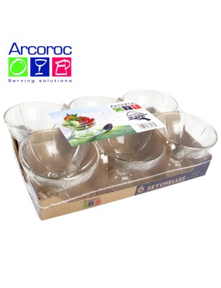 TAÇA GELADO ARCOROC SEYCHELLES CONJ.6 20CL Ø10,5X8CM