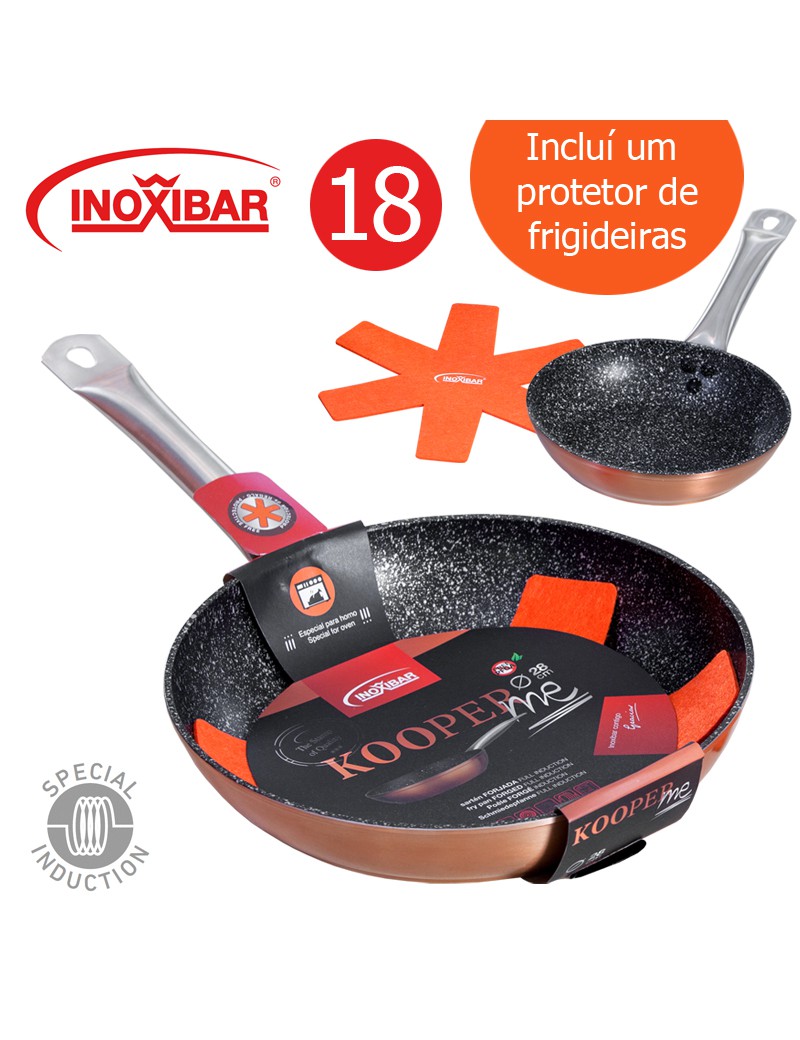 FRIGIDEIRA INOXIBAR 18318 KOOPER ME 18CM COBRE FULL IND