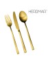 FACA PEIXE H ARCO OURO MATE PVD INOX 18/10