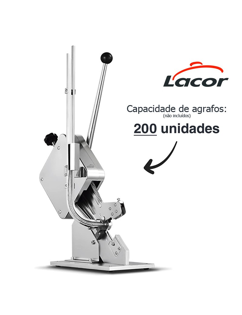 AGRAFADOR P/ALIMENTOS LACOR 61200 MANUAL 37X15X58,5CM INOX