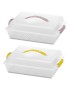 BOLEIRA RETANGULAR 18.382 C/REDE 38X28X13CM PLST SORT