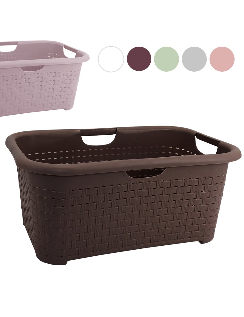 CESTO MULTIUSOS 05.944 BAMBU FUNDO PLAST 40L 59X38X26CM