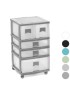 ARMARIO 5 GAVETAS 37,5X37,5X66CM PLAST. CORES SORTIDAS
