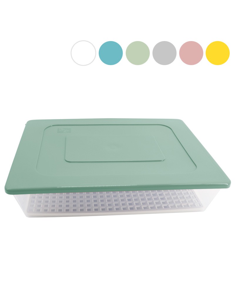 TABULEIRO CARNE 38X28 C/TAMPA E REDE  REF:13.240B