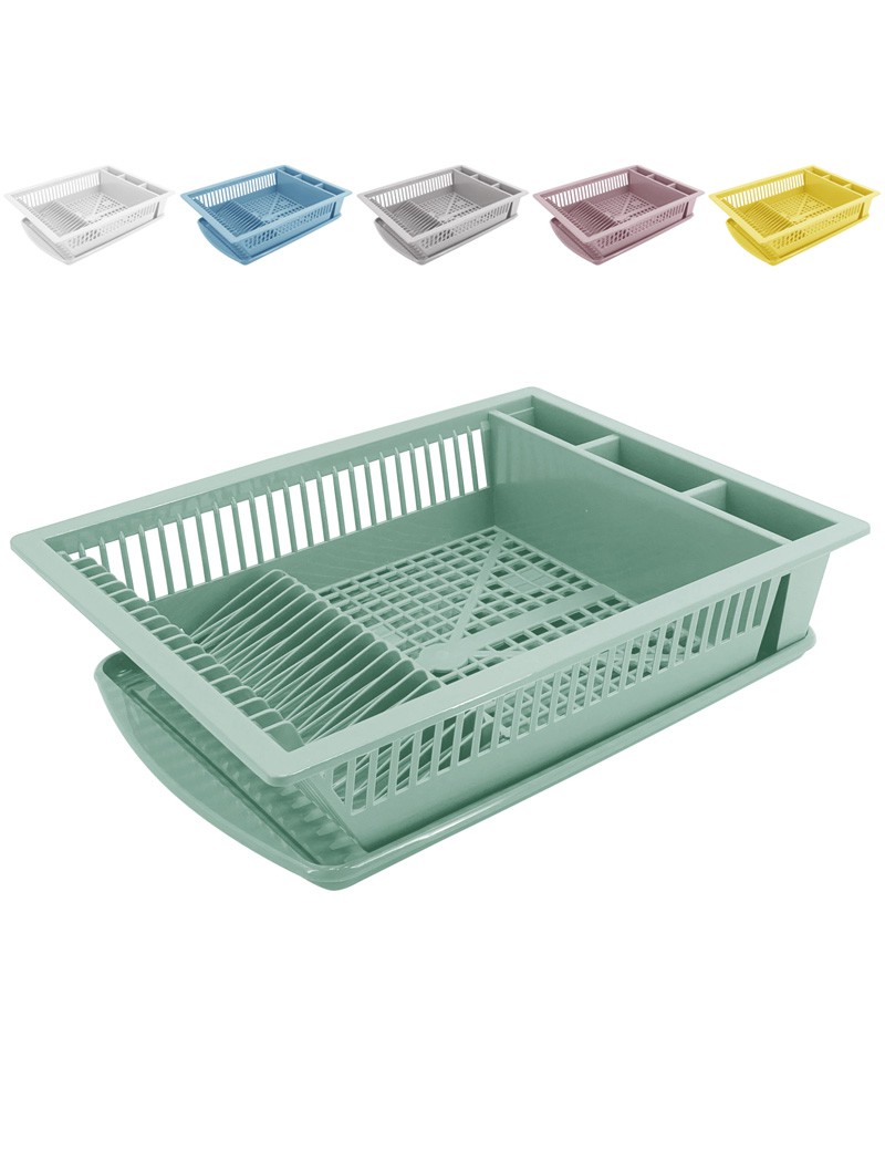 ESCORREDOR LOUÇA 08.226A C/TABULEIRO 47,5X36X11,5CM PLST