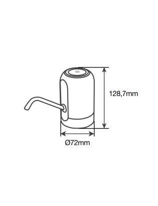 DISPENSADOR AGUA GSC 45011 AUTOMATICO P/GARRAF. 5-10L
