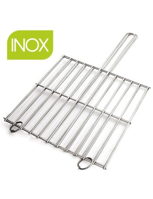 GRELHA INOX 40X30 CM