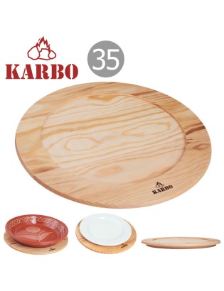 TABUA KARBO Ø35CM P/PRATO...