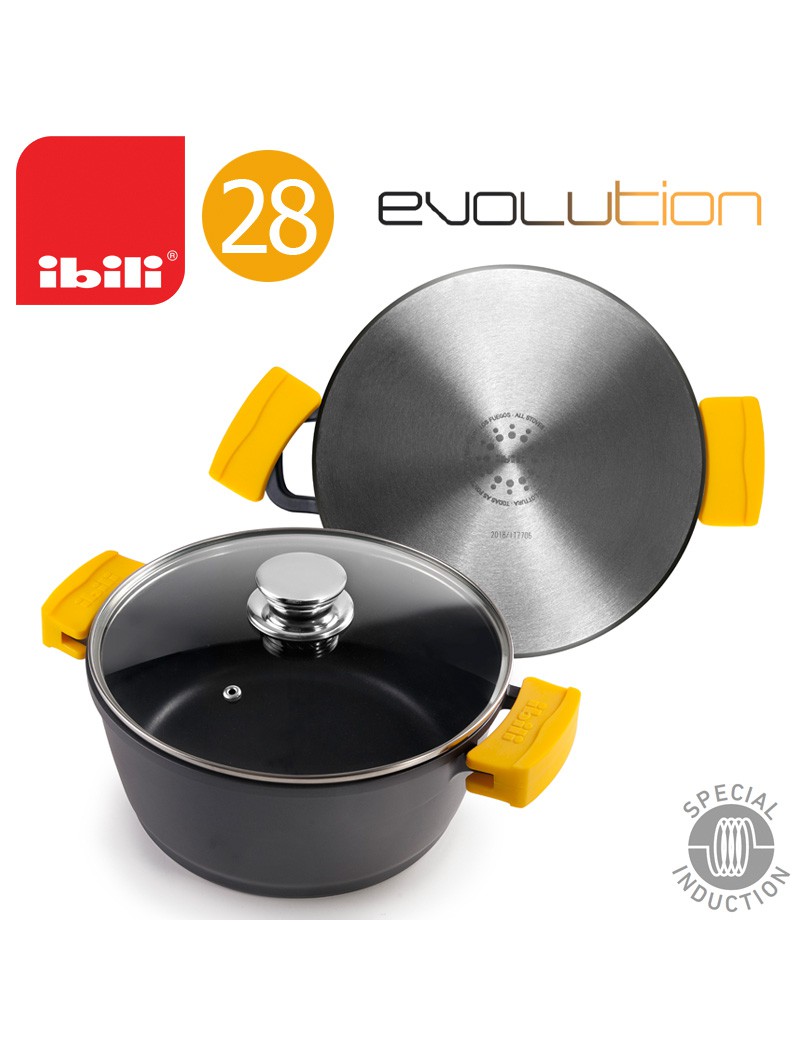 CAÇAROLA IBILI 461128 EVOLUTION Ø28X12,5CM FULL IND.