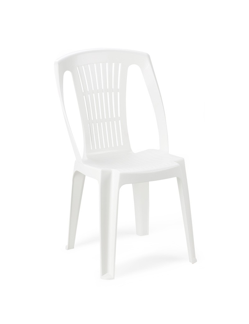 CADEIRA MONOBLOCO S/ BRAÇOS STELLA CPX REFª2035 BRANCA