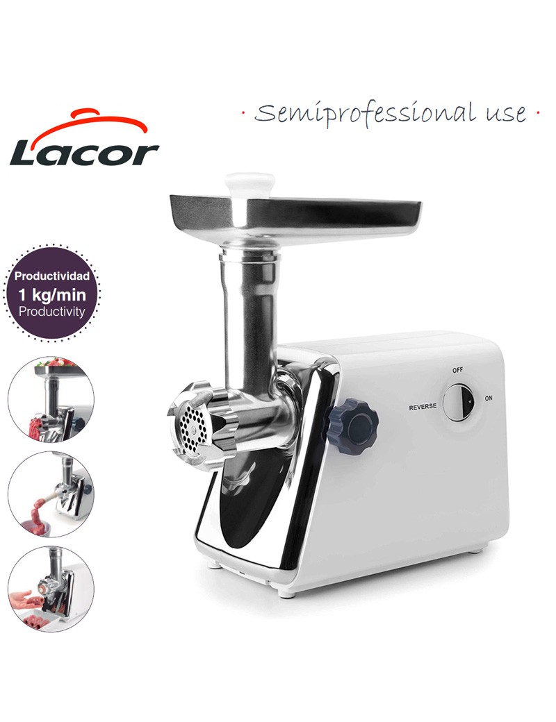 MAQUINA PICAR CARNE LACOR 69369 ELETRICA 300W SEMI-PROF