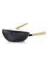 WOK IBILI 404230 LUXE Ø30X8,5-12CM C/TAMPA ANTIAD IND.
