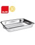 ASSADEIRA IBILI 651430 CLASICA 30X22X6CM INOX C/ASAS