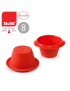 FORMA PUDIM FLAN IBILI 875001 STRAWBERRY CONJ.2 Ø8CM SILICON