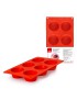 TABULEIRO 6 QUEQUES IBILI 875600 STRAWBERRY 7,9X3,7CM SILICO