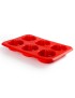 FORMA DONUTS IBILI 876000 STRAWBERRY 6CAV. Ø8CM SILICONE