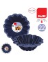 FORMA PUDIM IBILI 870008 BLUEBERRY CANELADA Ø22X8CM SILICONE