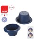 FORMA PUDIM FLAN IBILI 870001 BLUEBERRY CONJ.2 Ø8CM SILICONE