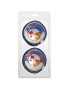 FORMA PUDIM FLAN IBILI 870001 BLUEBERRY CONJ.2 Ø8CM SILICONE