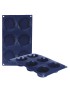 TABULEIRO 6 QUEQUES IBILI 870012 BLUEBERRY 6,5X3,7CM SILICON