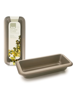 FORMA BOLO INGLES IBILI 840230 GOLDEN 30X11X6,7CM ANTIAD