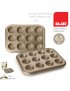 TABULEIRO 12 QUEQUES IBILI 840500 GOLDEN 38X29X3CM ANTIAD