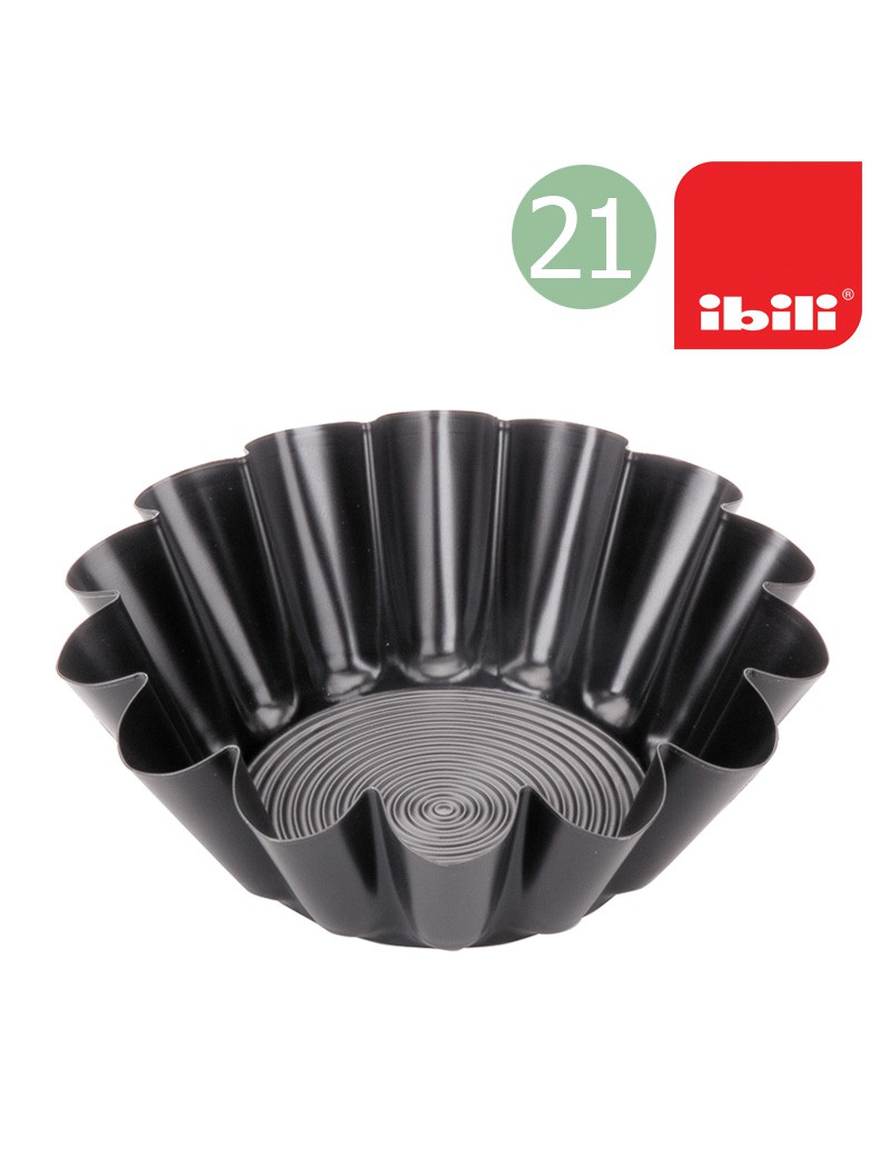 FORMA PUDIM IBILI 824121 MOKA CANELADA Ø21X7CM ANTIADERENTE
