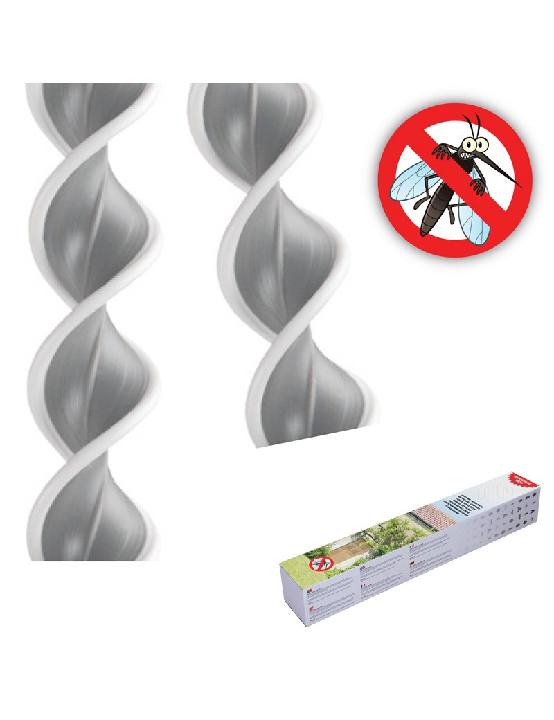 CORTINA MOSCA 05 REPELENTE 90X200CM CINZA/BRANCO