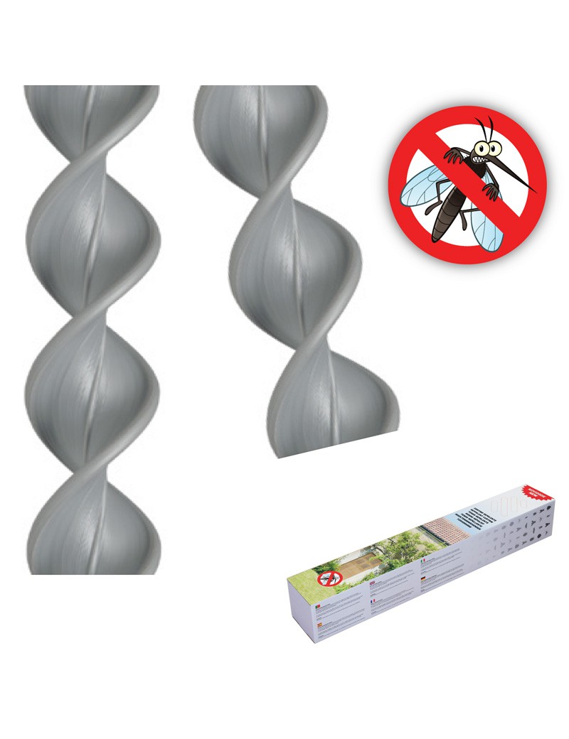 CORTINA MOSCA 07 REPELENTE 90X200CM CINZA