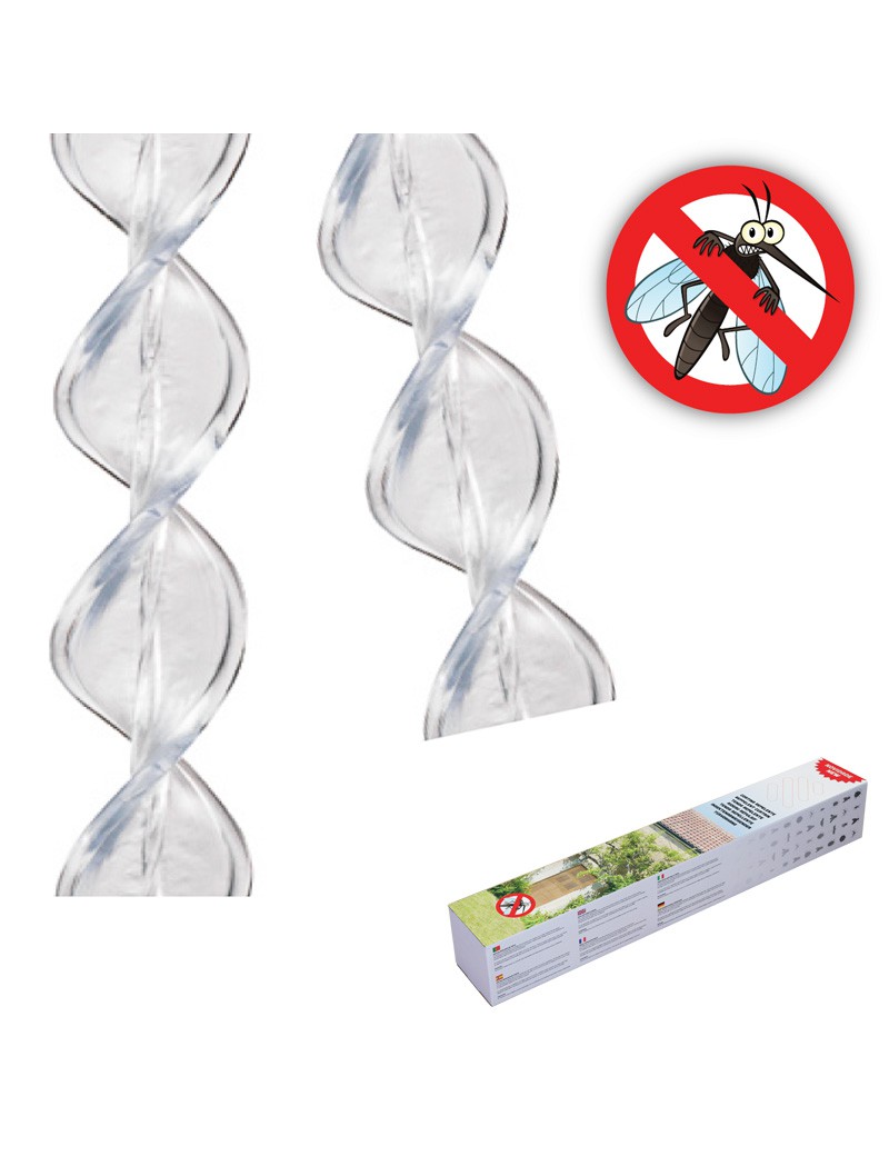 CORTINA MOSCA 10 REPELENTE 90X200CM TRANSPARENTE