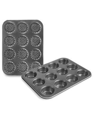 TABULEIRO 12 QUEQUES IBILI 835012 CROUS PERF. 35CM ANTIAD