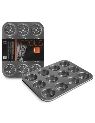 TABULEIRO 12 QUEQUES IBILI 835012 CROUS PERF. 35CM ANTIAD