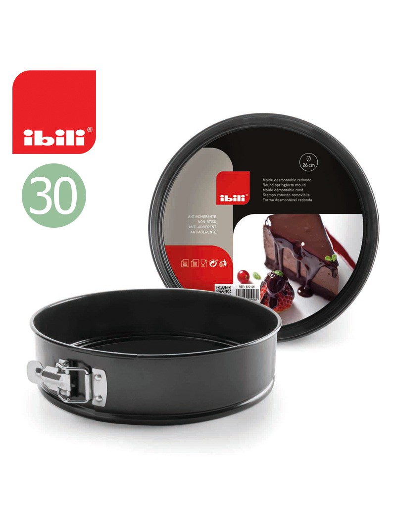 FORMA DESMONTAVEL IBILI 820130 MOKA 1 FUNDO Ø30X6,5CM ANTIAD