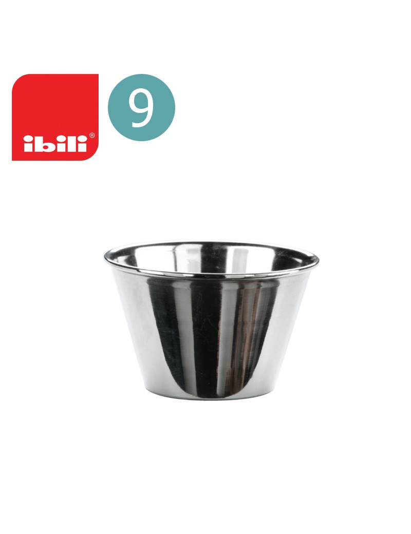 FORMA PUDIM IBILI 651009 INDIVIDUAL Ø9X5,5CM 0,30CL INOX