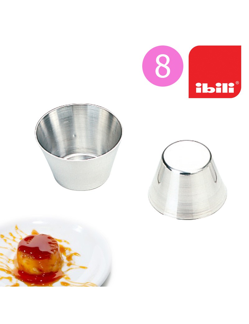 FORMA PUDIM FLAN IBILI 140808  Ø8X5CM  0,18L ALUMINIO