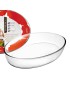 ASSADEIRA IBILI 480140 KRISTALL OVAL 40X27X6,5CM VIDRO