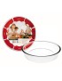 ASSADEIRA IBILI 480226 KRISTALL RED. ALTA Ø26X6CM VIDRO