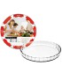 FORMA TARTE IBILI 480528 KRISTALL CANELADA Ø28CM VIDRO