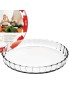 FORMA TARTE IBILI 480528 KRISTALL CANELADA Ø28CM VIDRO