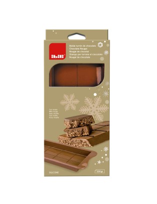 MOLDE TURRON CHOCOLATE IBILI 860400  20X10X2,5CM SILICONE