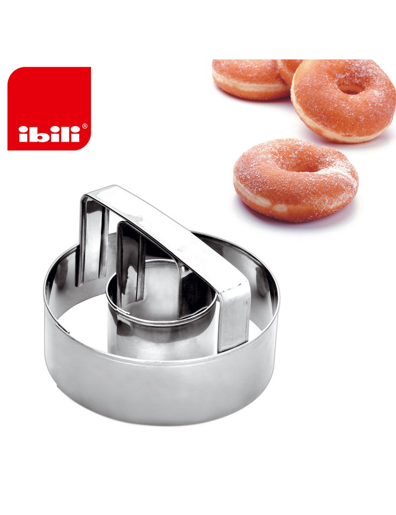 CORTADOR DONUTS IBILI 709200  3,5 + 7,5CM INOX