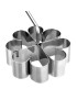 FORMA FILHOSES IBILI 774300 ROSACEA GRANDE Ø9X3CM INOX